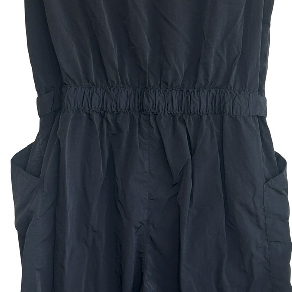 Air Jordan Parachute Jumpsuit‎ Small Black Utility Streetwear Tapered Pockets - Picture 7 of 10